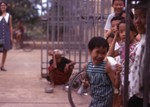  Thai children (foreground); Grace Hendershott (left background)
