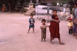  Kids,red hat, northern Thailand or Laos (ca. 1970) 