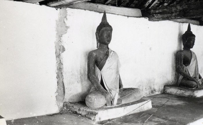 Sitting Buddha in Thai temple