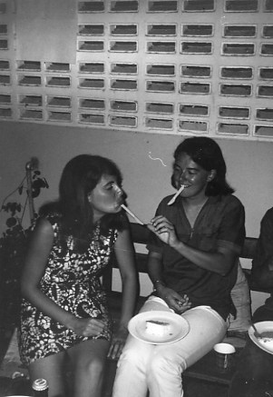Maggie and Mary- Two British volunteers. July 70