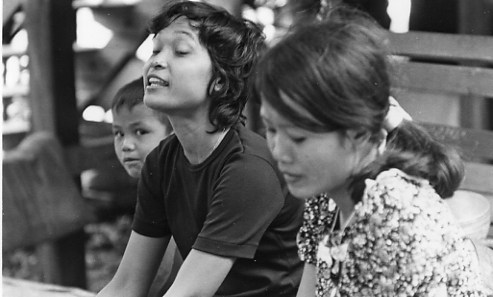Sakorn on the left and Laothip, another teacher at my school, who is now a Peace Corps language instructor.