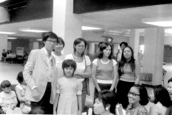 Ernie leaving Thailand after 4 years.
 1973