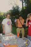 Wyatt cuts the cake