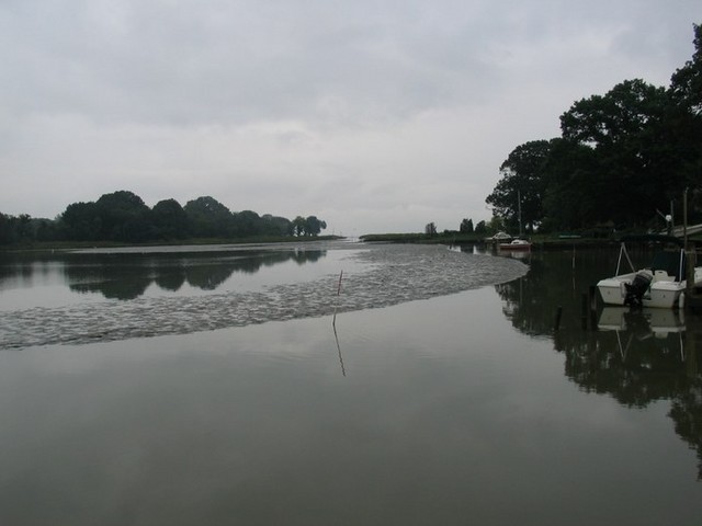 Barbara's house sits right on the Chesapeake Bay