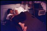 Ernie asleep at dorm in Pepeekeo