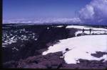 Part of our group looking into the cauldera at Mauna Loa