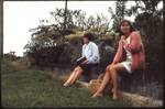 Fran Wells (?) on left with Pat Forsyth on right