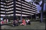 On our drive round the Big Island and our stop at the Hilton Hotel with our Thai instructors